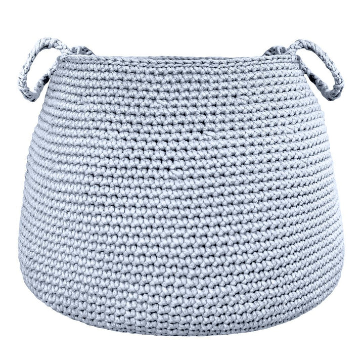 Crochet basket, size XL | BABY BLUE - Zuri House