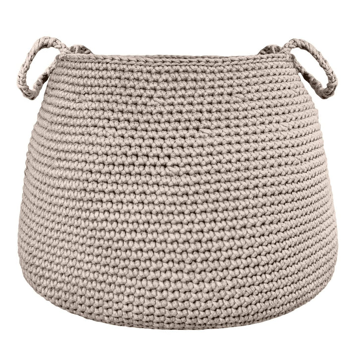 Crochet basket, size XL | BEIGE - Zuri House