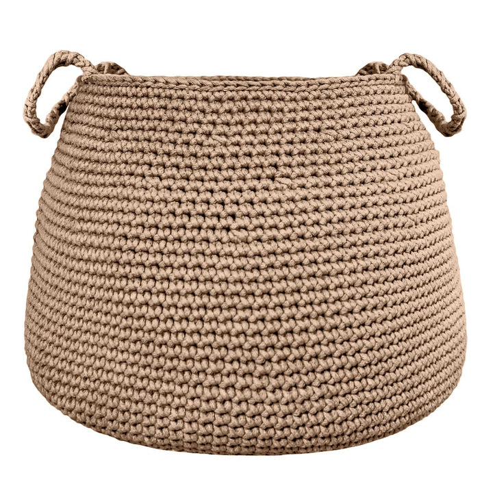 Crochet basket, size XL | CARAMEL - Zuri House