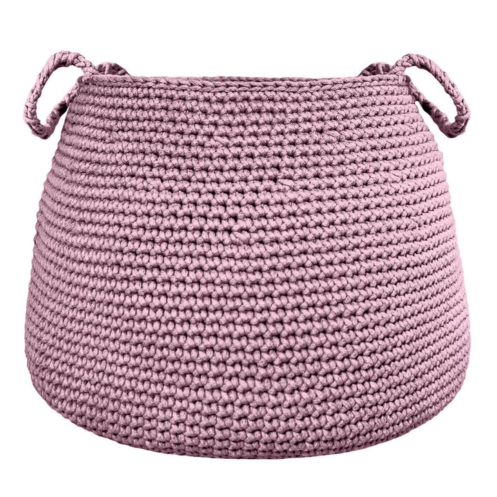 Crochet basket, size XL | DUSTY ROSE - Zuri House