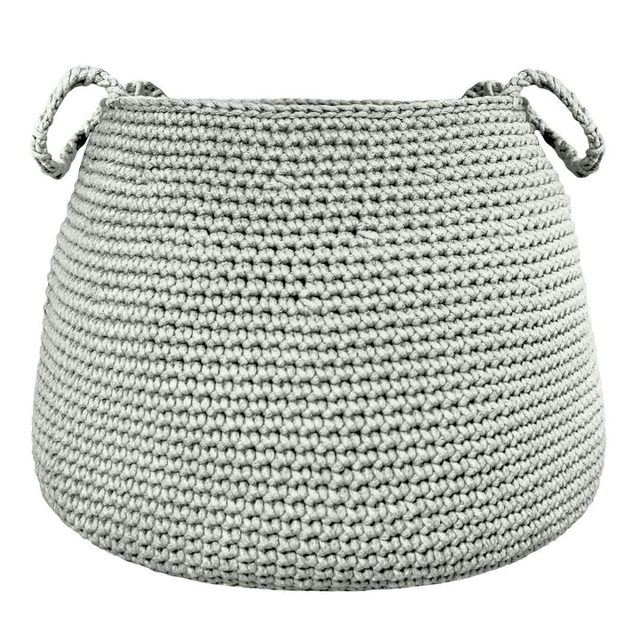 Crochet basket, size XL | LIGHT OLIVE - Zuri House