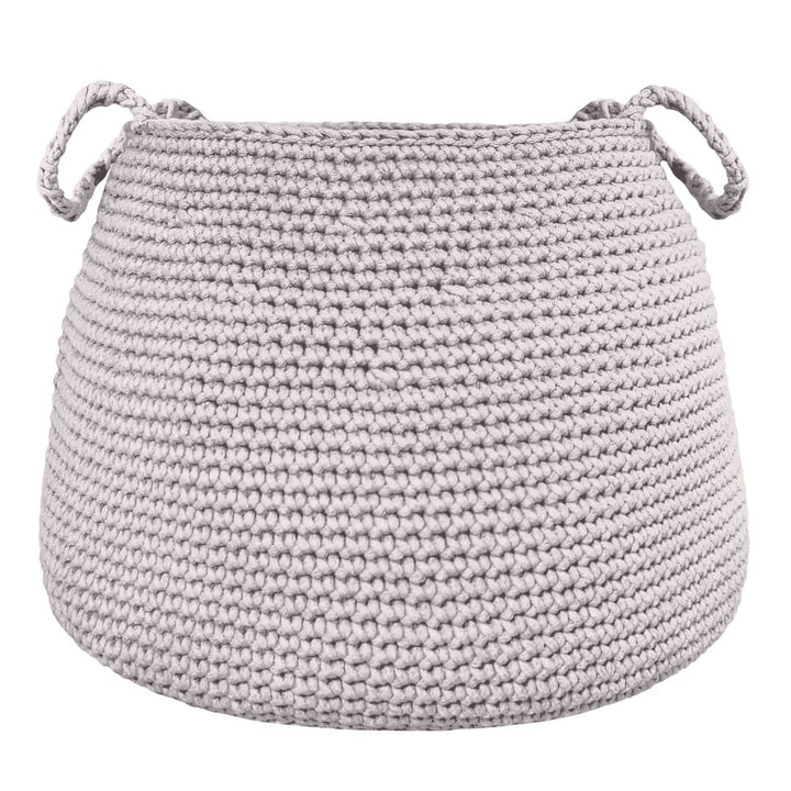 Crochet basket, size XL | OATMEAL - Zuri House