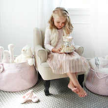 Crochet basket, size XL | PALE PINK - Zuri House