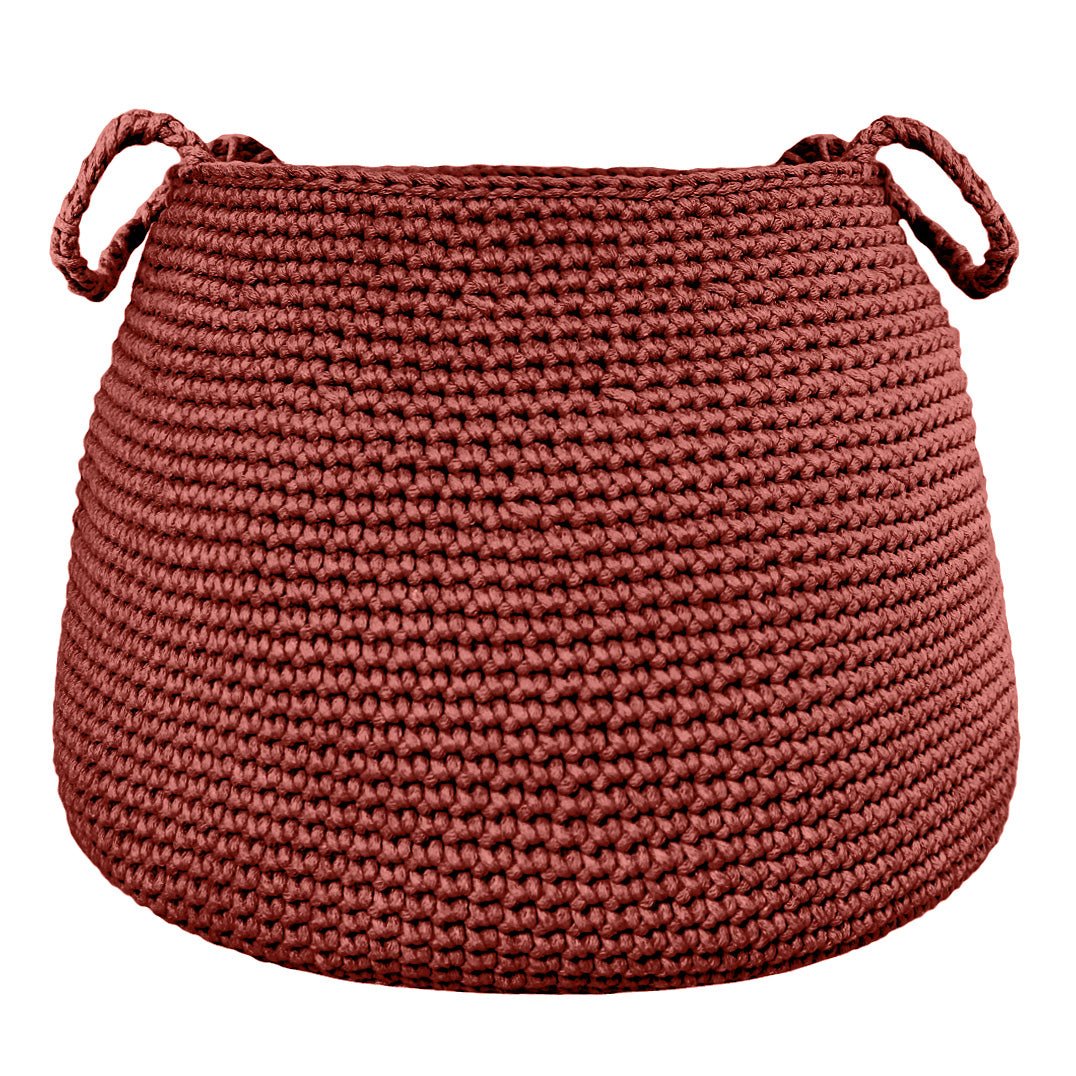 Crochet basket, size XL | TERRACOTTA - Zuri House