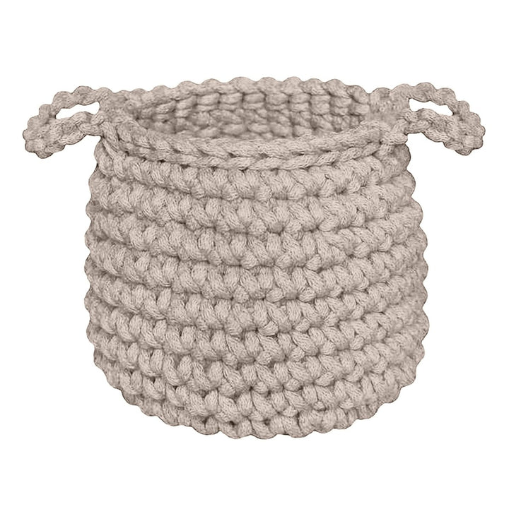 Crochet basket, Small | BEIGE - Zuri House