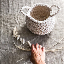 Crochet basket, Small | IVORY - Zuri House
