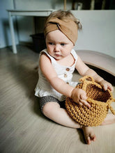 Crochet basket, Small | MUSTARD - Zuri House