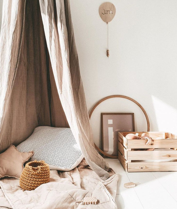 Crochet basket, Small | MUSTARD - Zuri House
