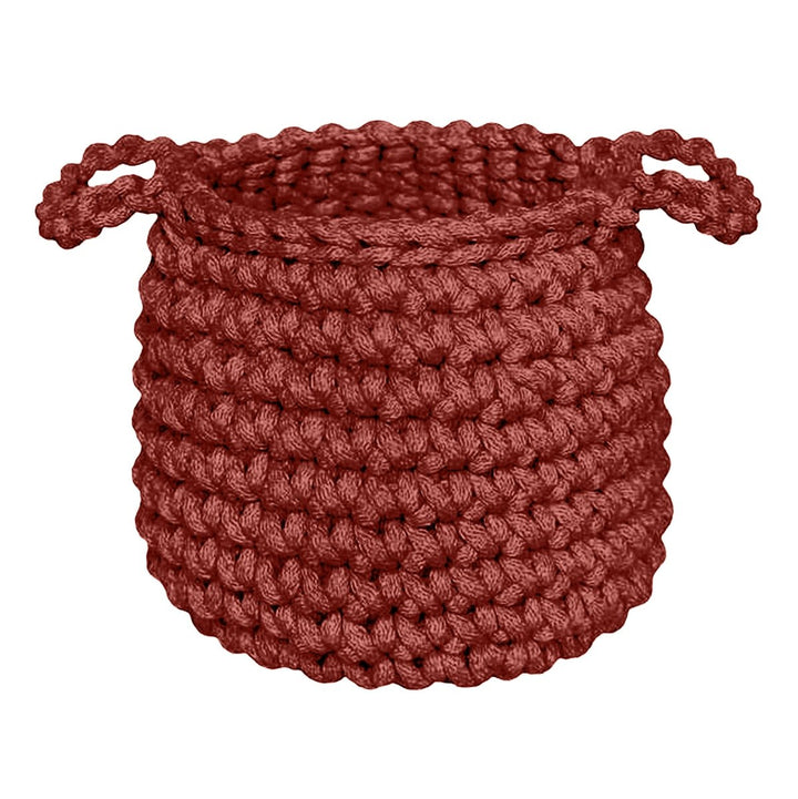 Crochet basket, Small | TERRACOTTA - Zuri House