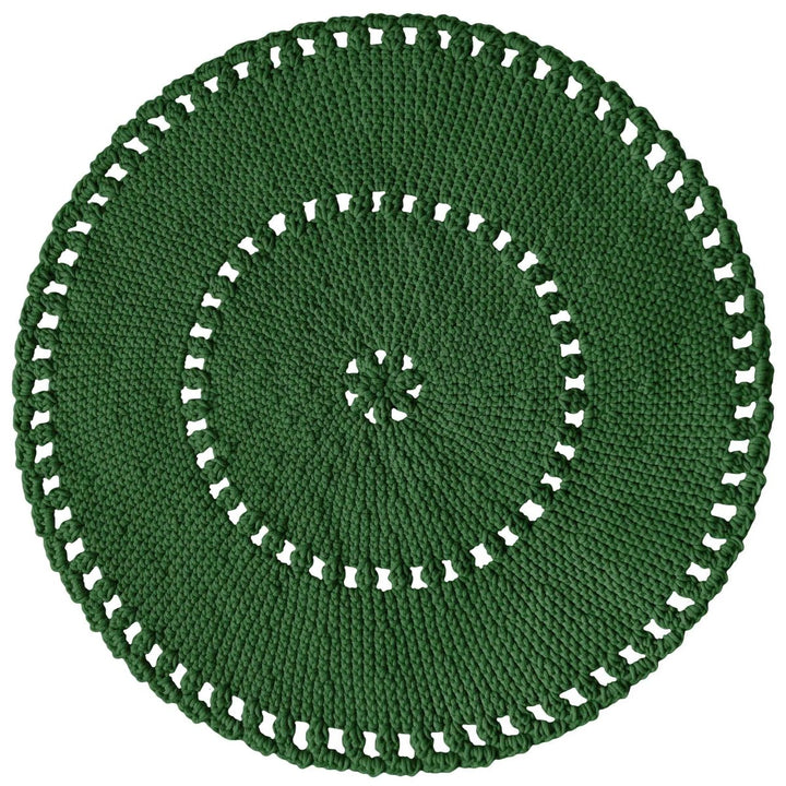 Crochet BOHO rug | AVOCADO - Zuri House