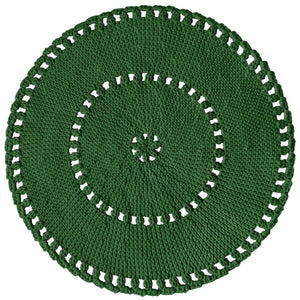 Crochet BOHO rug | AVOCADO - Zuri House
