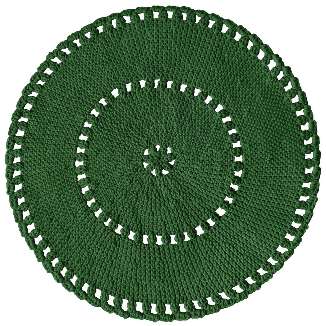 Crochet BOHO rug | AVOCADO - Zuri House