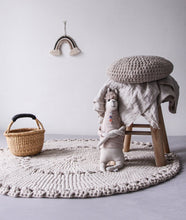 Crochet BOHO rug | BEIGE - Zuri House