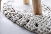 Crochet BOHO rug | BEIGE - Zuri House