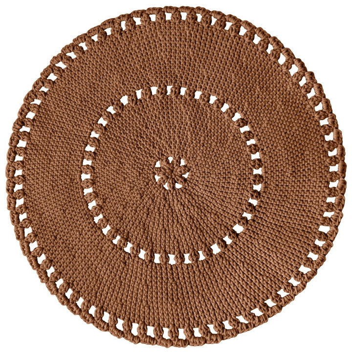 Crochet BOHO rug | CINNAMON - Zuri House