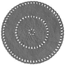 Crochet BOHO rug | DARK GREY - Zuri House