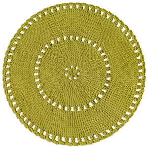 Crochet BOHO rug | GOLDEN KIWI - Zuri House