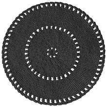 Crochet BOHO rug | GRAPHITE - Zuri House