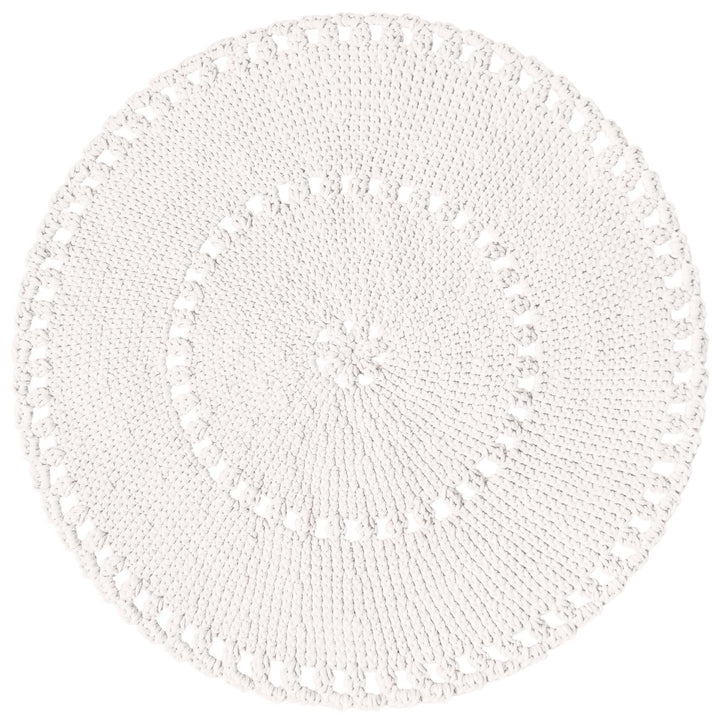Crochet BOHO rug | IVORY - Zuri House