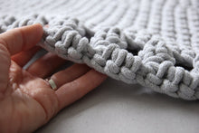 Crochet BOHO rug | LIGHT GREY - Zuri House