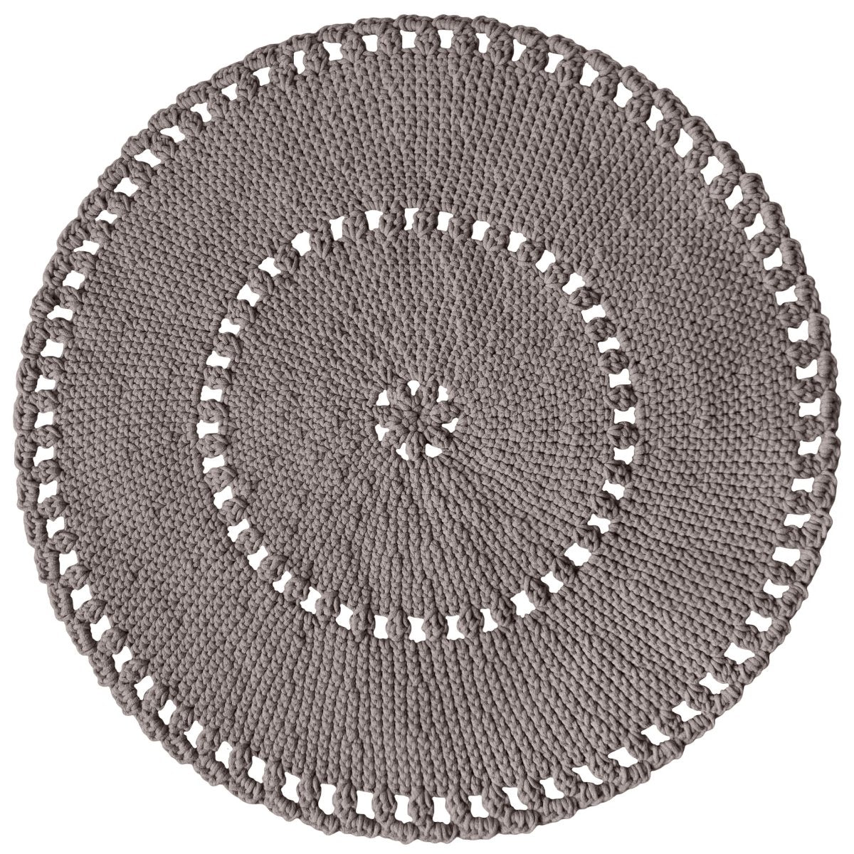 Crochet BOHO rug | MOCHA - Zuri House