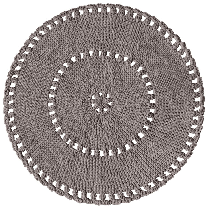 Crochet BOHO rug | MOCHA - Zuri House