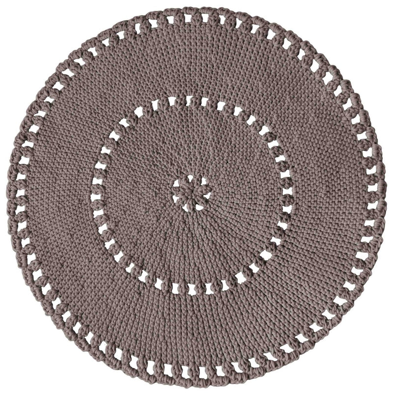 Crochet BOHO rug | MOCHA - Zuri House