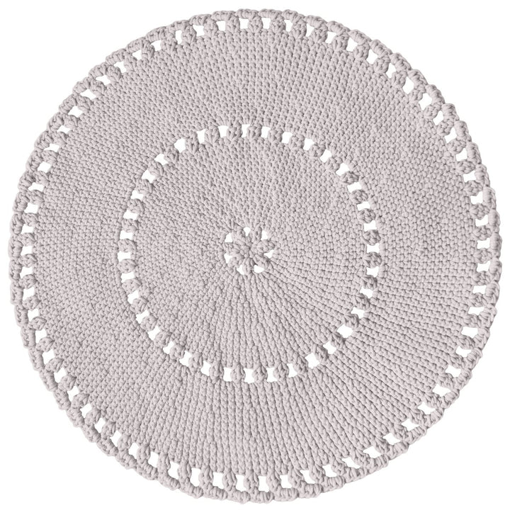 Crochet BOHO rug | OATMEAL - Zuri House