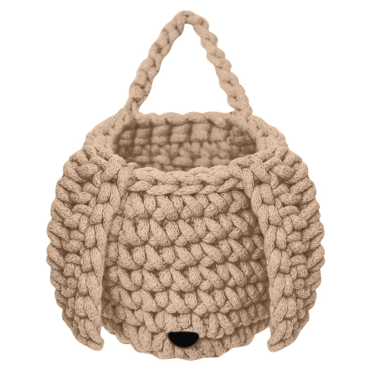 Crochet bunny basket | CARAMEL - Zuri House