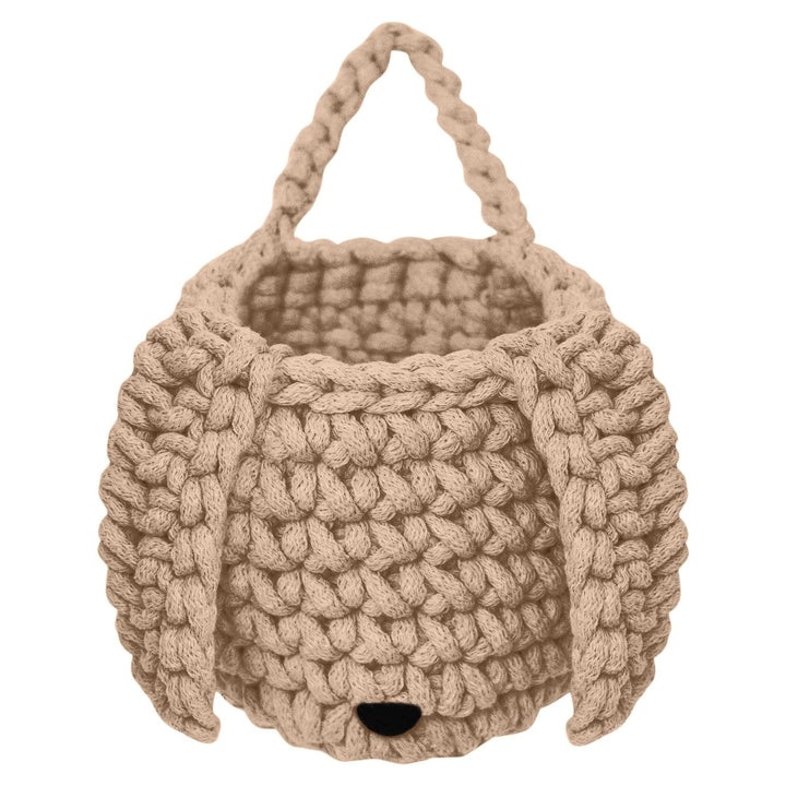 Crochet bunny basket | CARAMEL - Zuri House