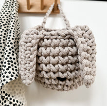 Crochet bunny basket | OATMEAL - Zuri House