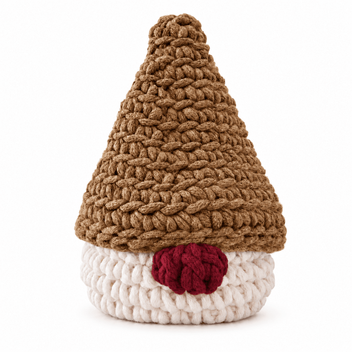 Crochet Christmas Gonk Basket | TOFFEE - Zuri House