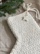 Crochet Christmas Stocking | IVORY - Zuri House