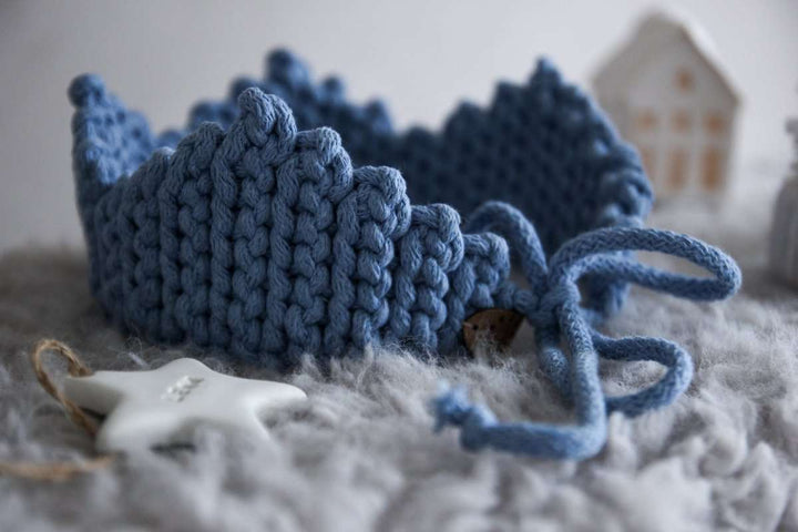 Crochet Crown | BABY BLUE - Zuri House