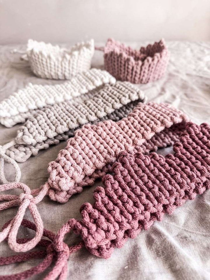 Crochet Crown | OATMEAL - Zuri House