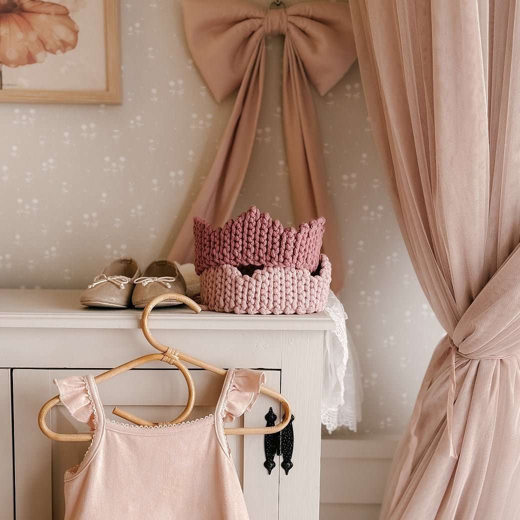 Crochet Crown | OLD ROSE - Zuri House