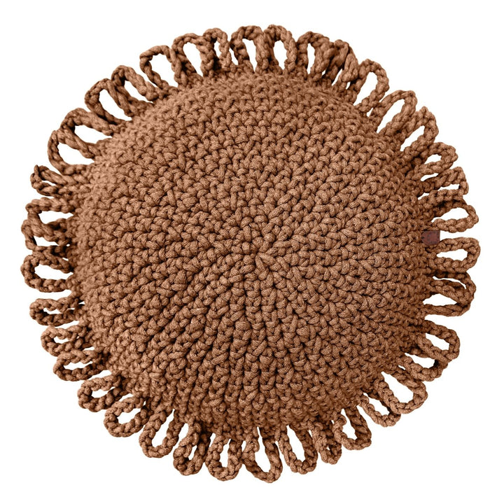 Crochet cushion FUN | CINNAMON - Zuri House
