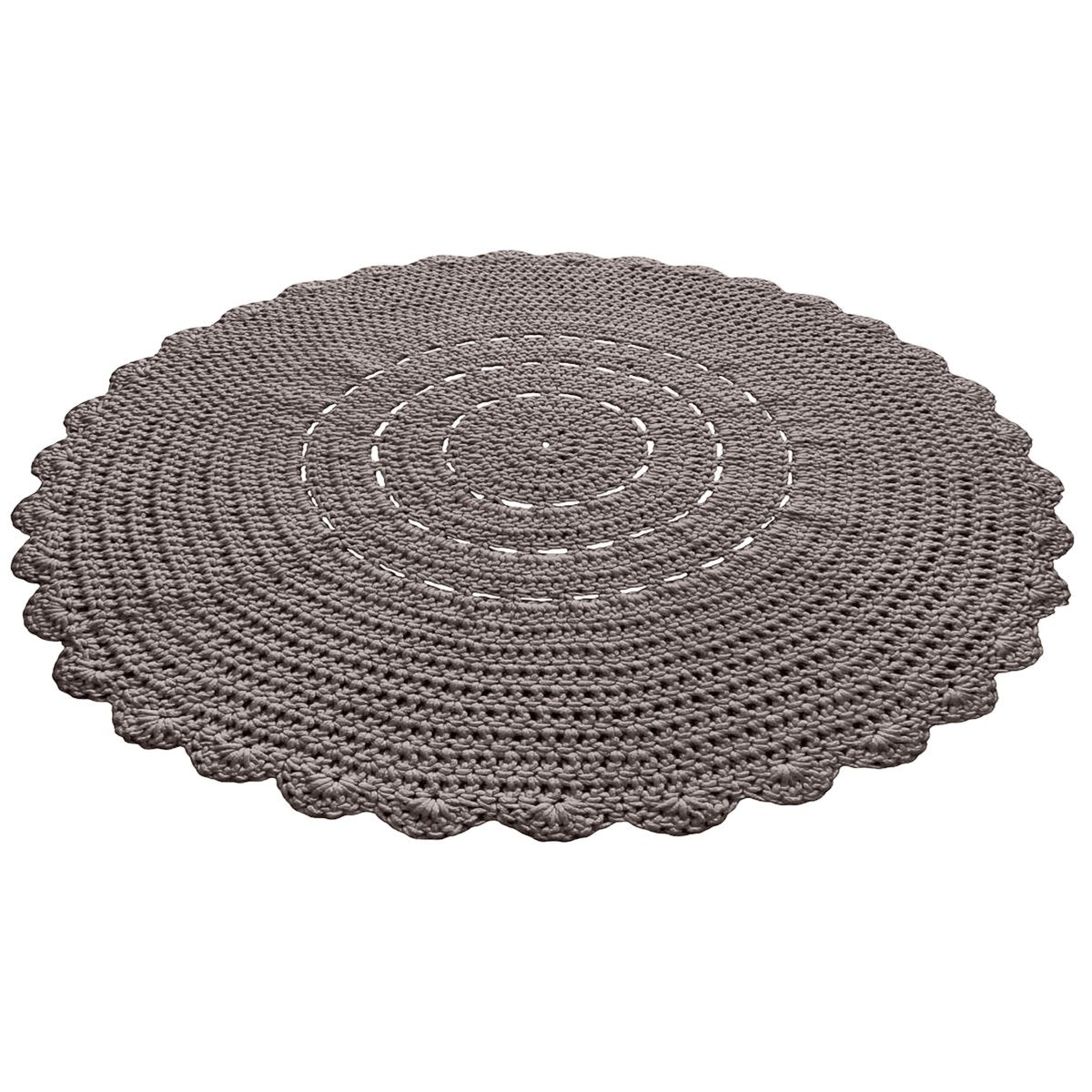 Crochet doily rug | MOCHA - Zuri House