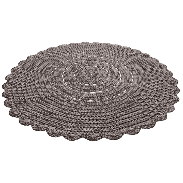 Crochet doily rug | MOCHA - Zuri House