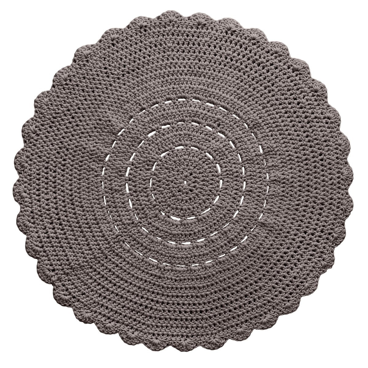 Crochet doily rug | MOCHA - Zuri House