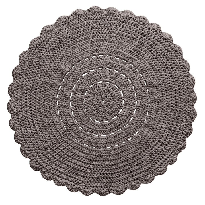 Crochet doily rug | MOCHA - Zuri House