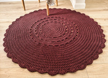 Crochet doily rug | TERRACOTTA - Zuri House