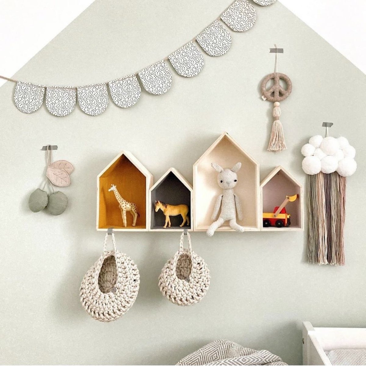 Crochet Drop Baskets - Zuri House