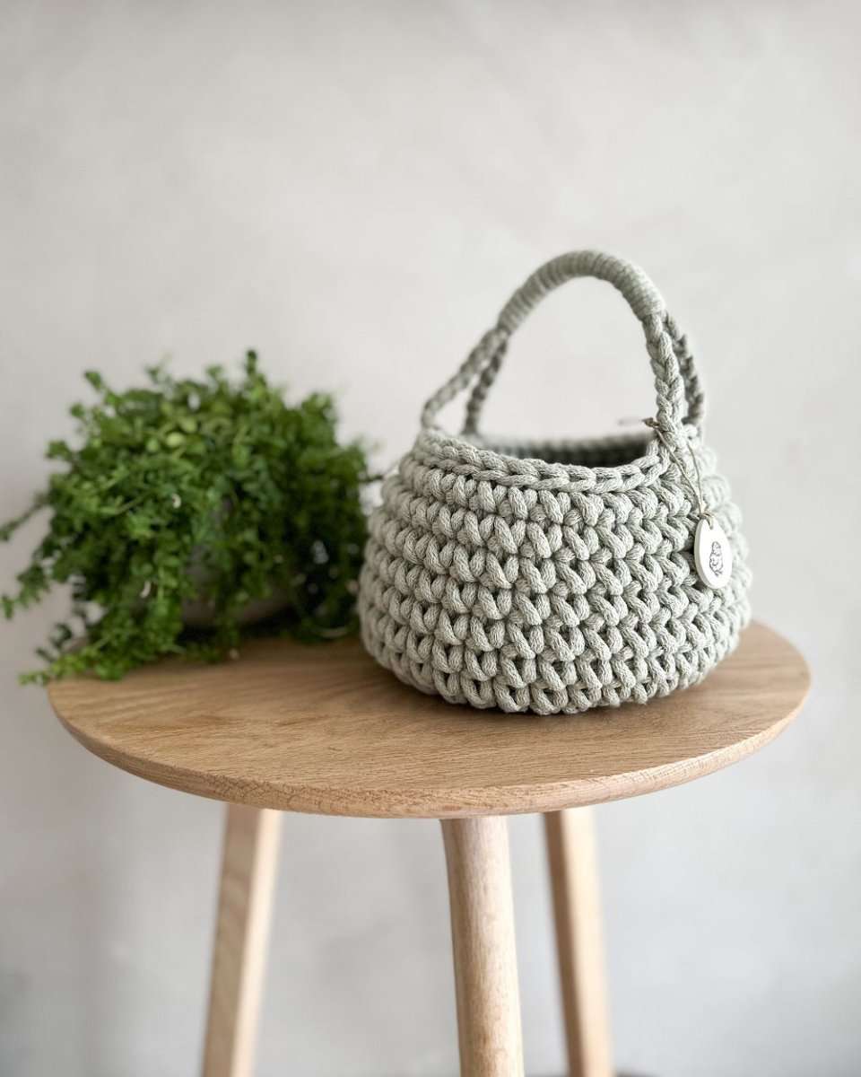 Crochet Easter Basket PATTERN - Zuri House