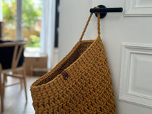 Crochet hanging bag, Large | MUSTARD - Zuri House