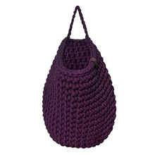 Crochet hanging bags | AUBERGINE - Zuri House