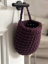 Crochet hanging bags | AUBERGINE - Zuri House