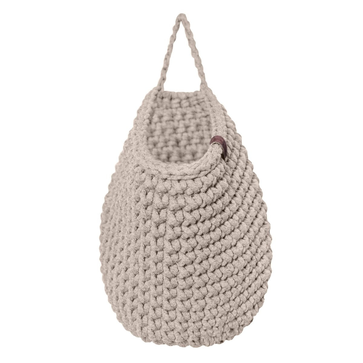 Crochet hanging bags | BEIGE - Zuri House