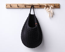 Crochet hanging bags | BLACK - Zuri House