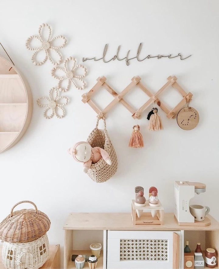 Crochet hanging bags | CARAMEL - Zuri House